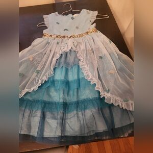 Mini boden lt blue sz7-8 fancy dress